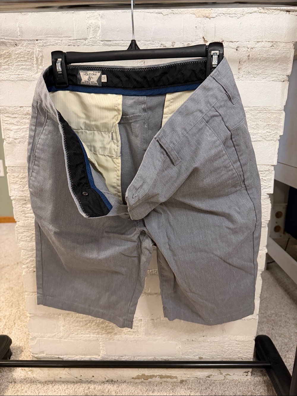Men's Volcom Gray Chino Shorts